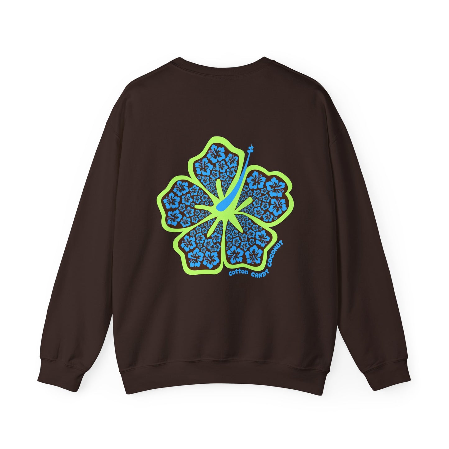 Brown Hibiscus Sweatshirt
